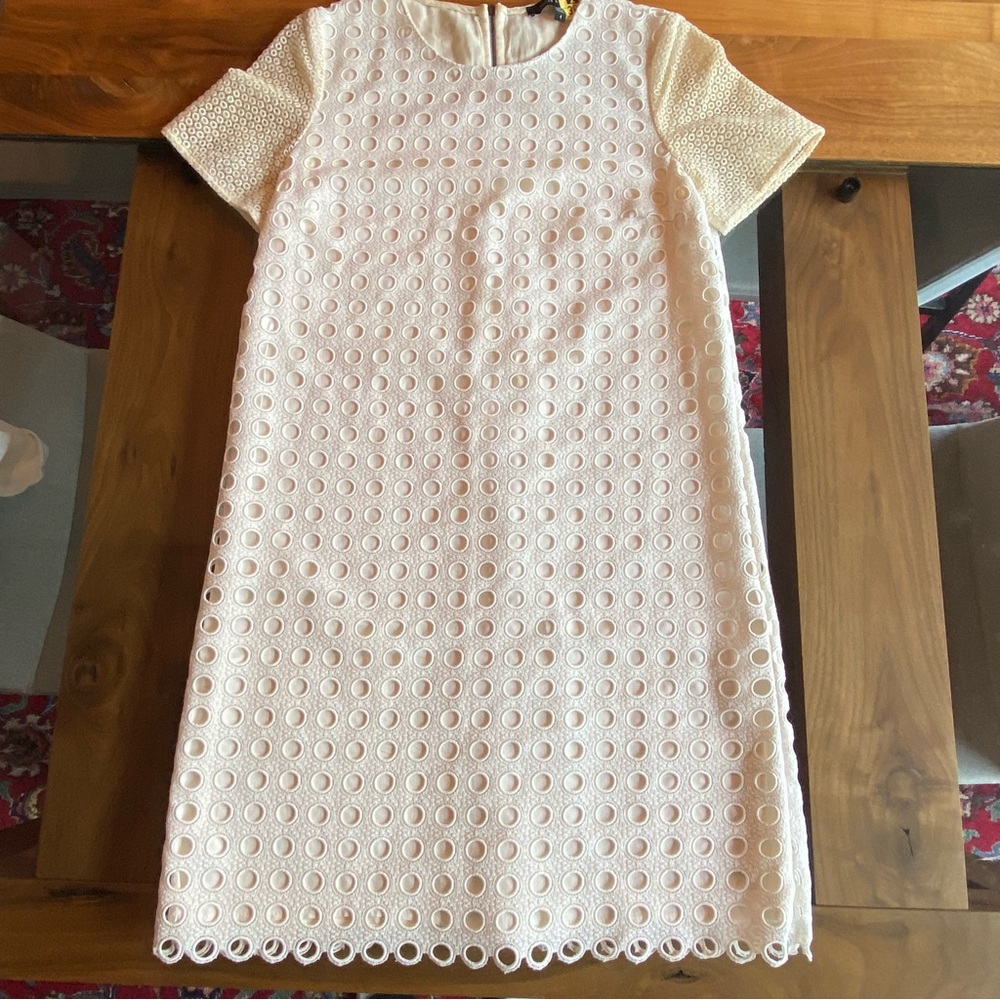 Judith & Charles White Shift Dress